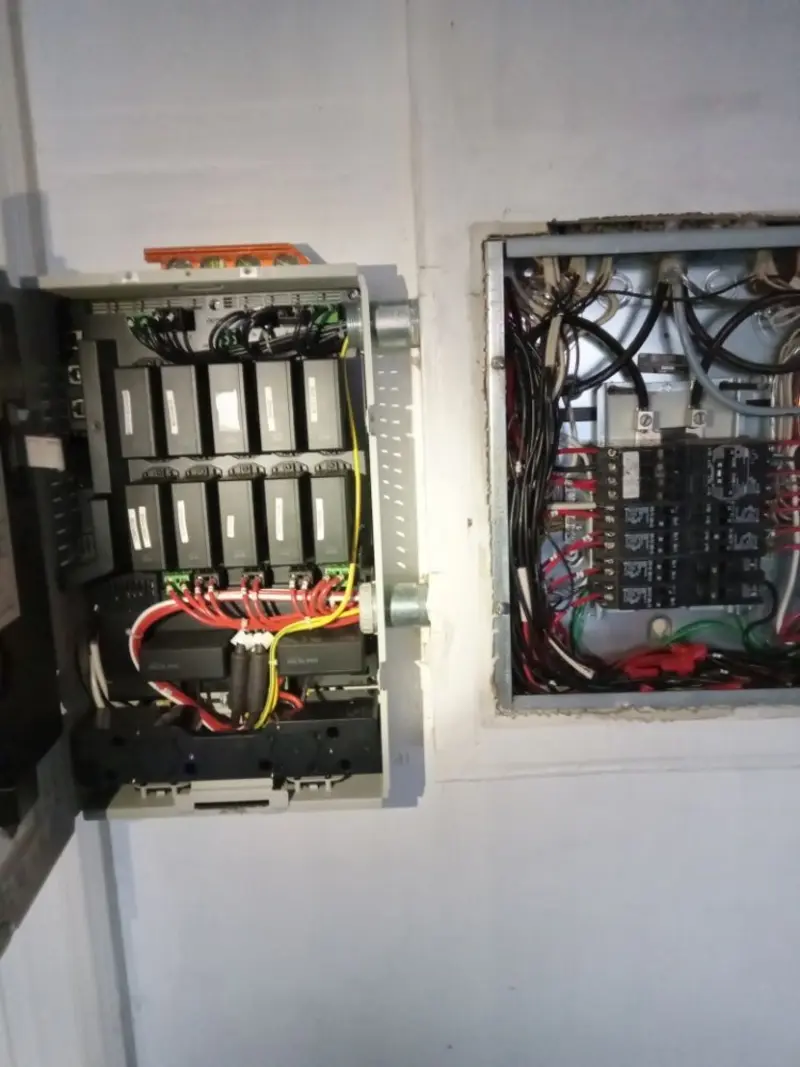 Electrical panel upgrade completed for Security Camera Wiring in Jersey City